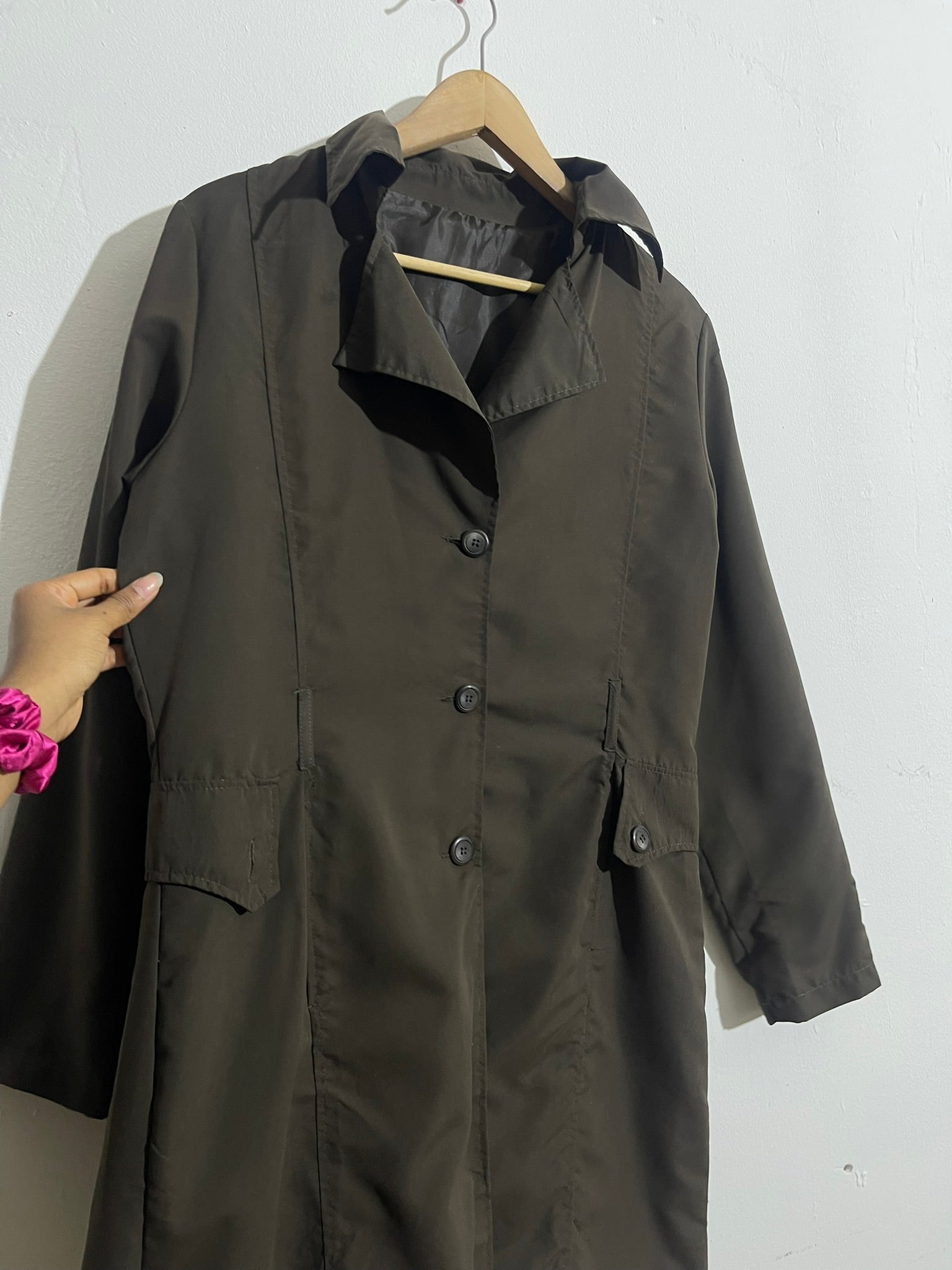 Trench coat léger marron