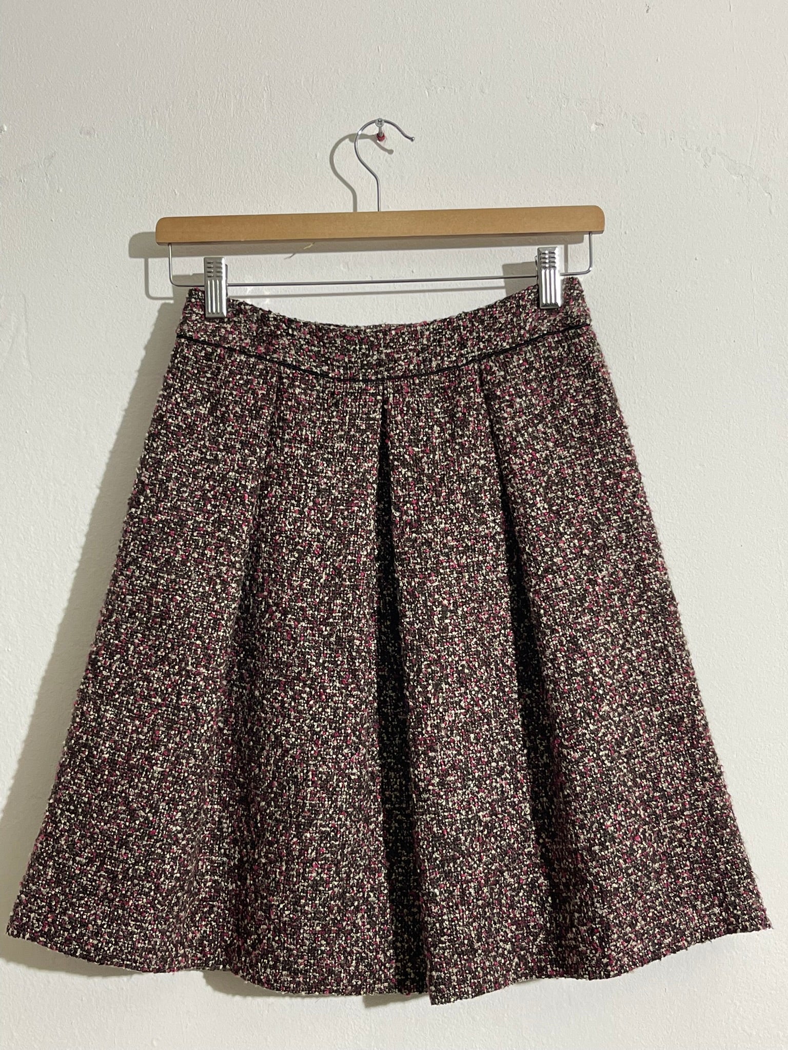 Jupe trapèze en tweed style Chanel - Sept Premières T34