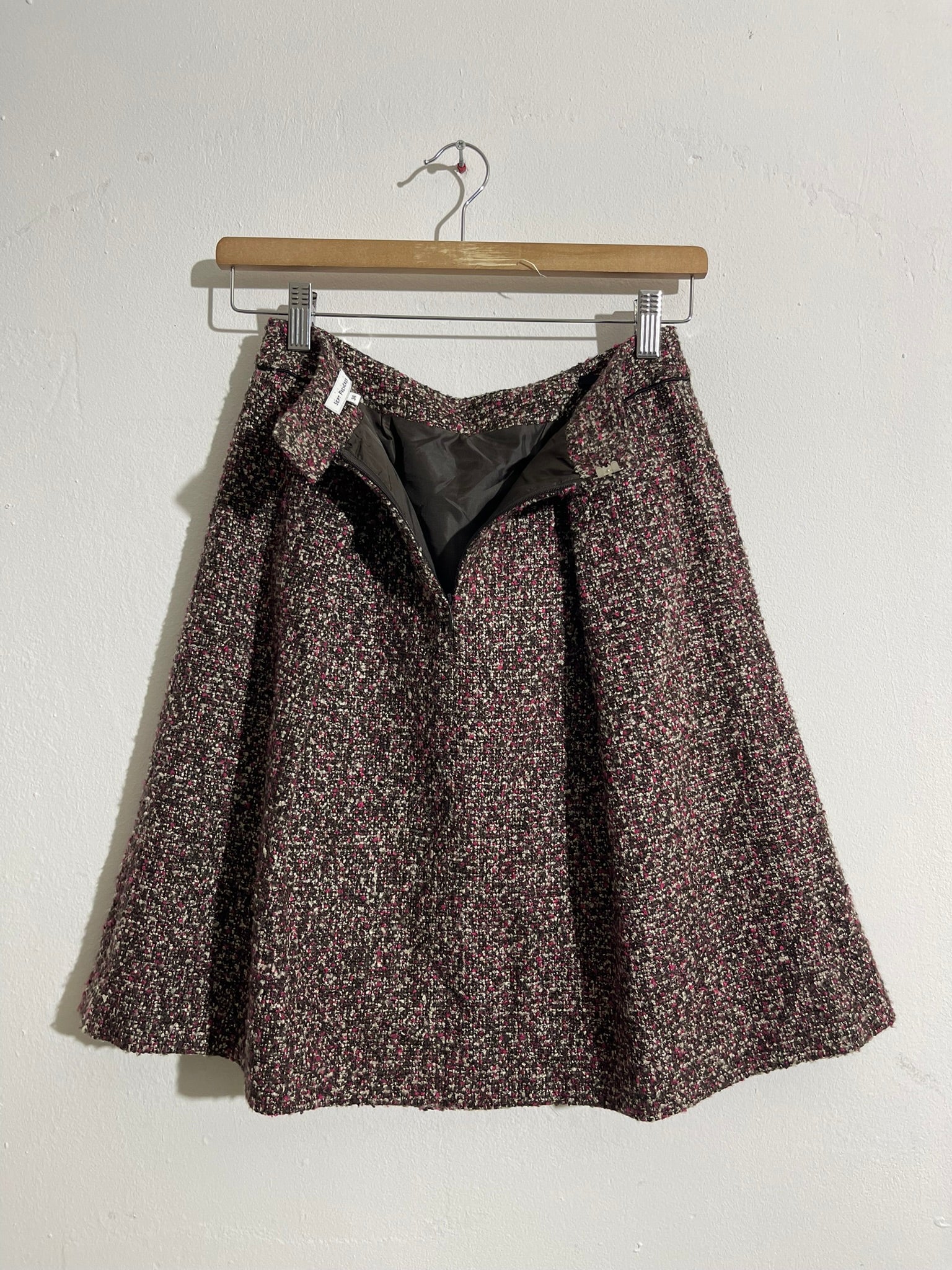 Jupe trapèze en tweed style Chanel - Sept Premières T34