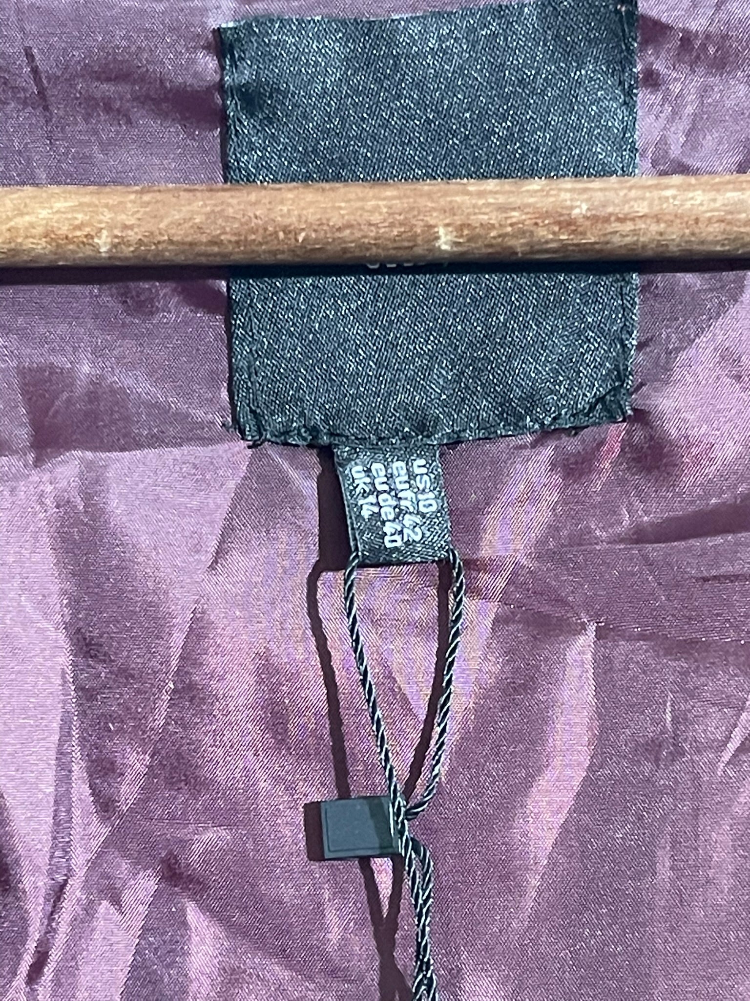 Veste matelassée oversize prune