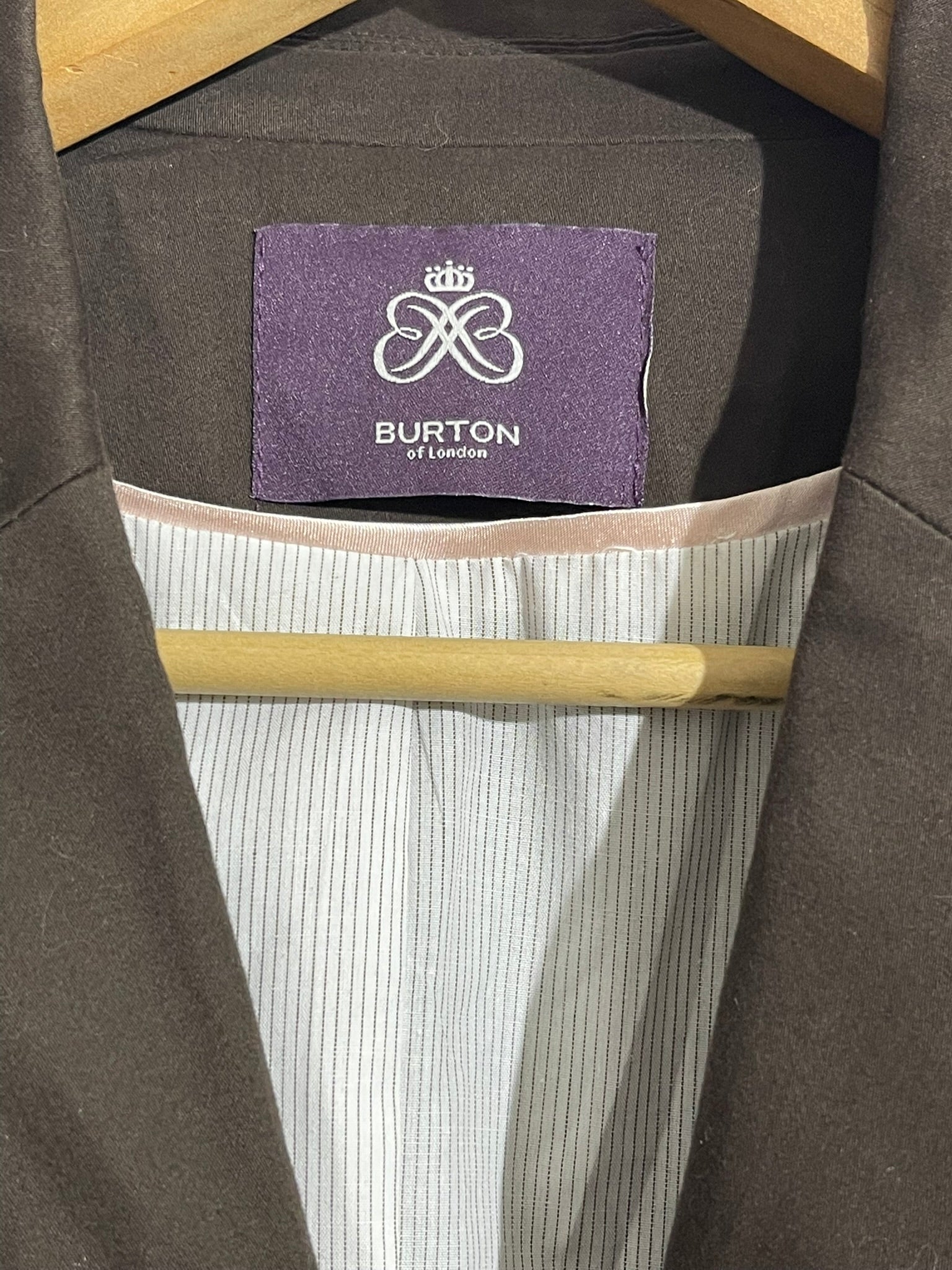 Blazer marron classique doublé