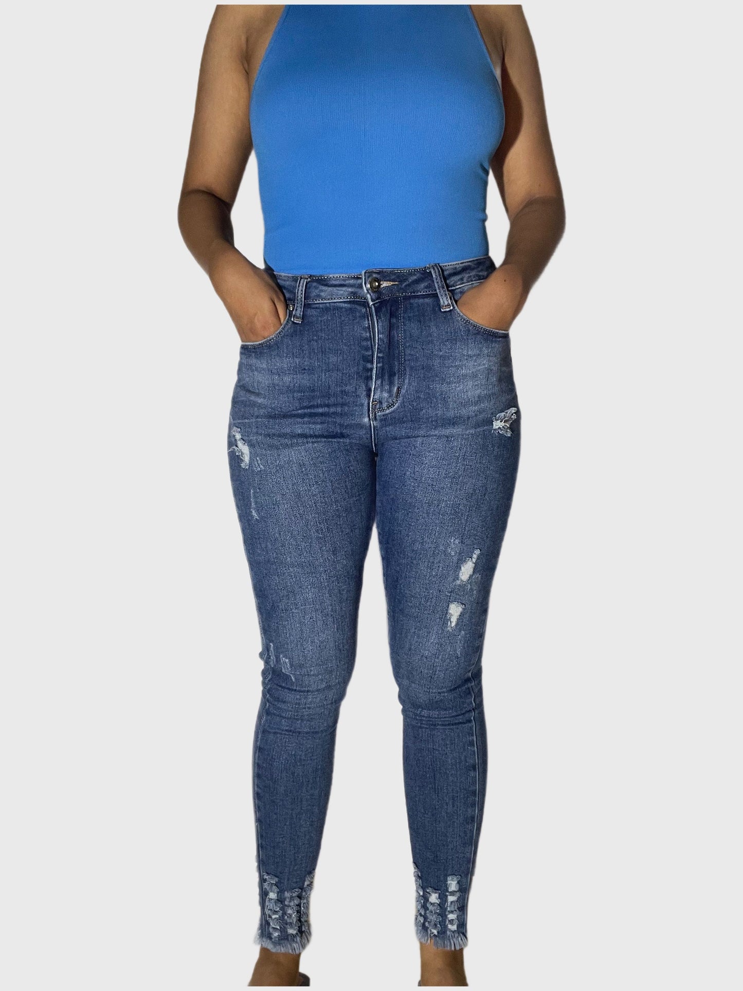 Jeans Bleu Stretch Push Up