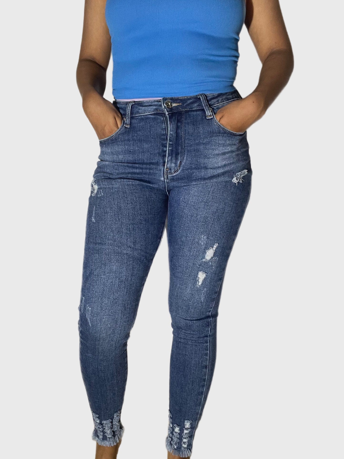 Jeans Bleu Stretch Push Up