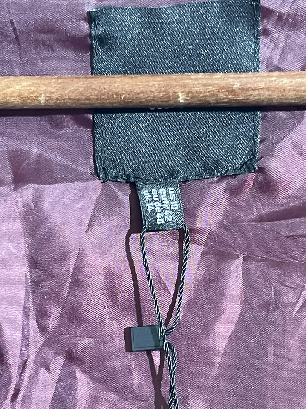 Veste matelassée oversize prune